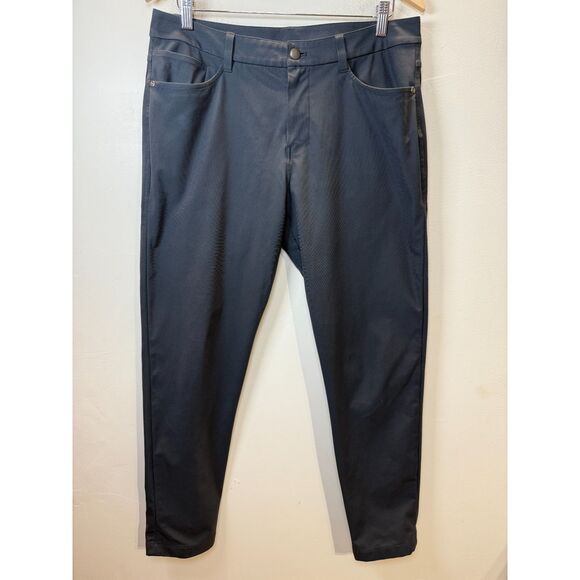 Lululemon Men's LM5ALWS Size 32 Obsidian ABC Classic-Fit 5 Pocket Pant - Picture 5 of 9